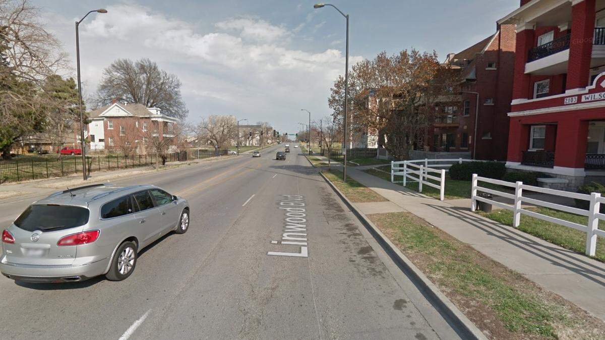 Kansas City police were questioning a man who told 911 he shot an intruder inside a building in the 2100 block of East Linwood Boulevard early Friday, April 6, 2018. This street view image was captured by Google Maps in March 2017.