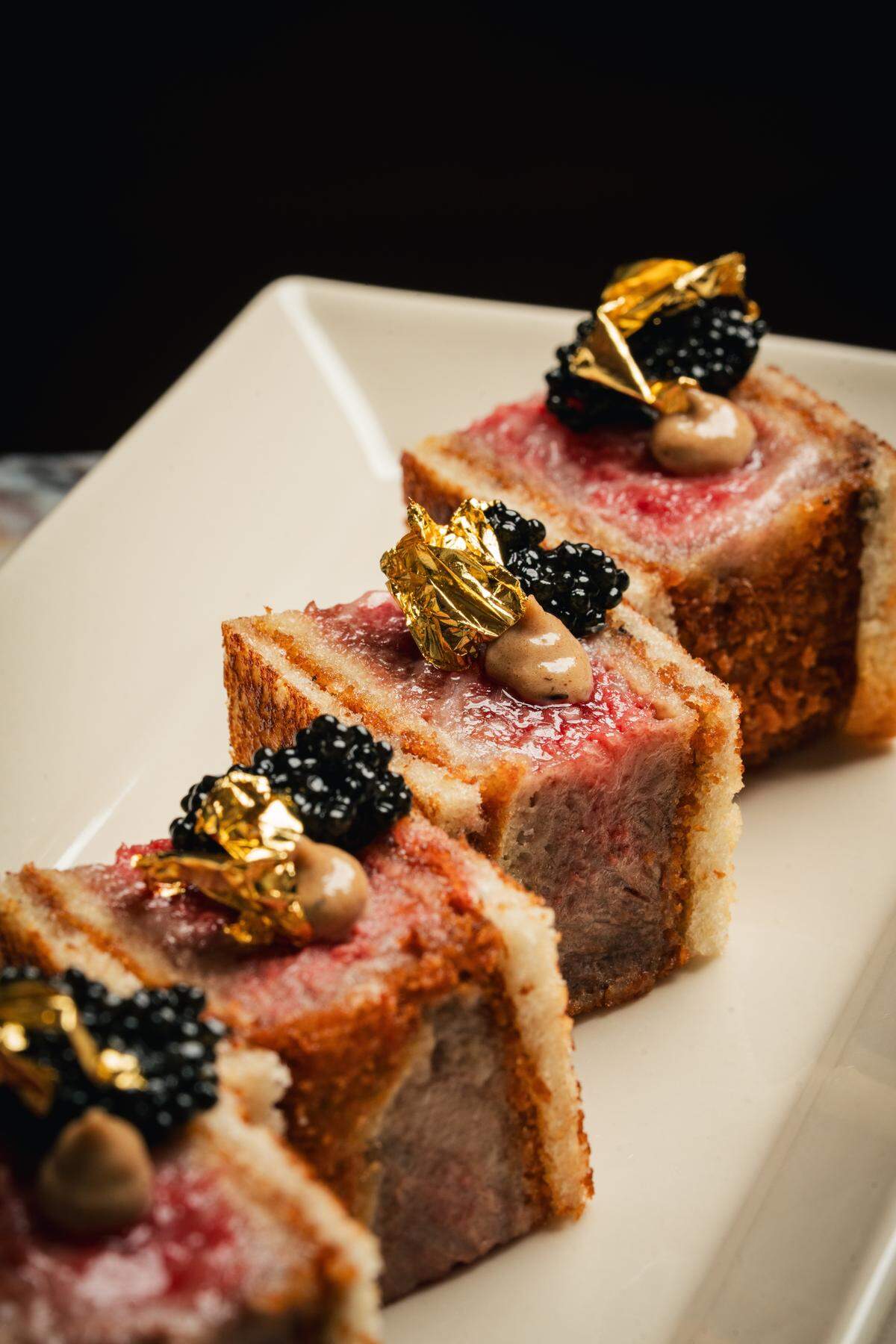 A5 wagyu katsu sando is available at 1587 Prime.