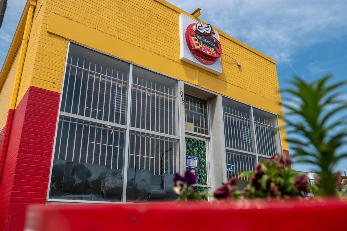 The main entrance of GG’s Barbacoa. “It’s a small piece of Tabasco here in Kansas,” said co-owner Gabriel Gonzalez.