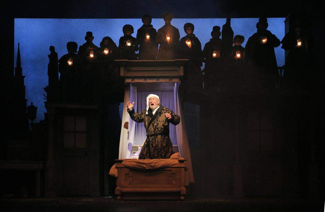Gary Neal Johnson will return as Scrooge in the Kansas City Repertory Theatre’s traditional production of “A Christmas Carol.”
