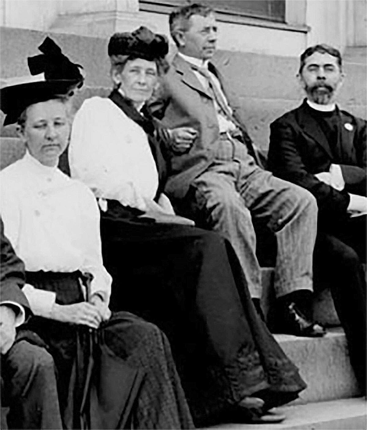 Carrie at the 1907 ALA Conference in Narragansett Pier, Rhode Island