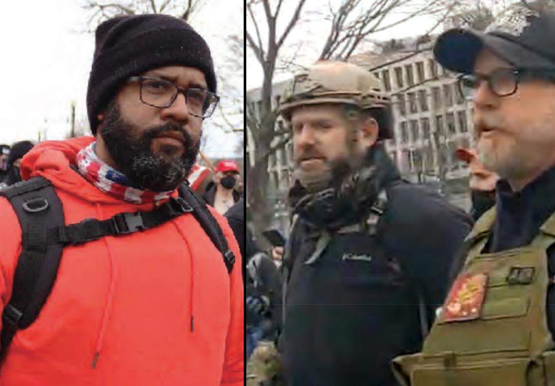 Louis Enrique Colon of Blue Springs and Christopher Kuehne and William Chrestman of Olathe were charged Thursday in connection with the Jan. 6 riot at the U.S. Capitol.