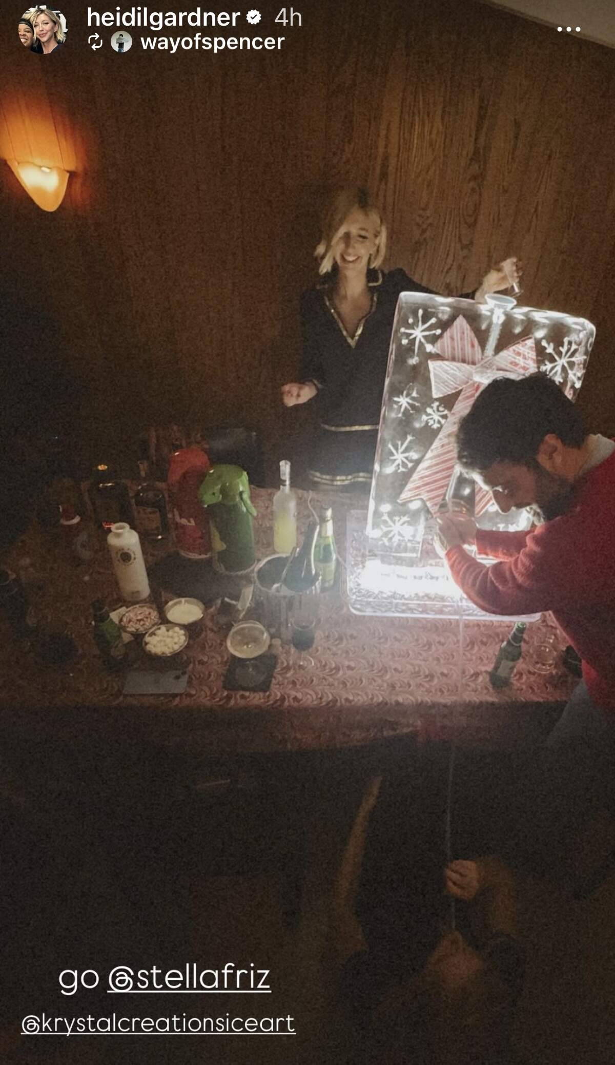 What’s a party, really, without an ice sculpture?