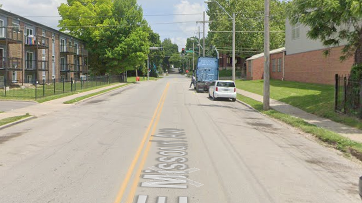 Google Maps shows the 1700 block of East Missouri Avenue, around where a woman was found dead in a Kansas City apartment on Saturday, April 29, 2023.