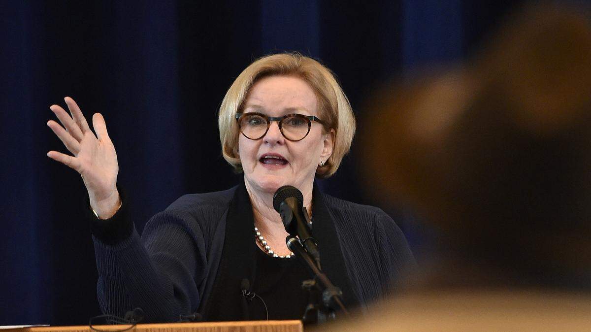 U.S. Sen. Claire McCaskill held a town hall meeting in Kansas City on March 28.