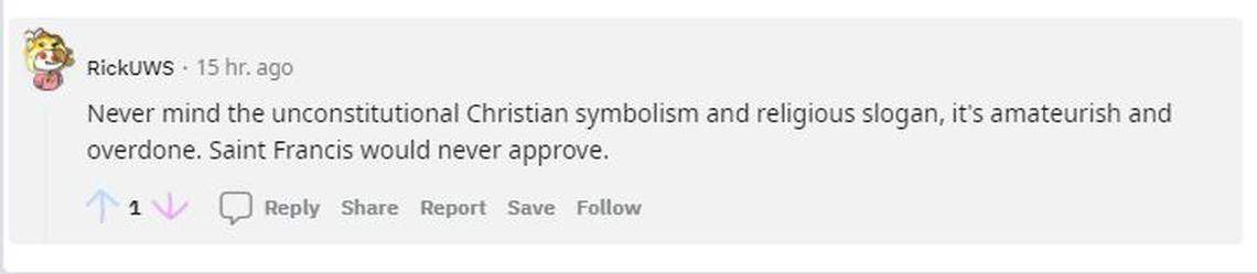 On Reddit, the poor design of the 2018 St. Francois County seal garnered more than 850 comments