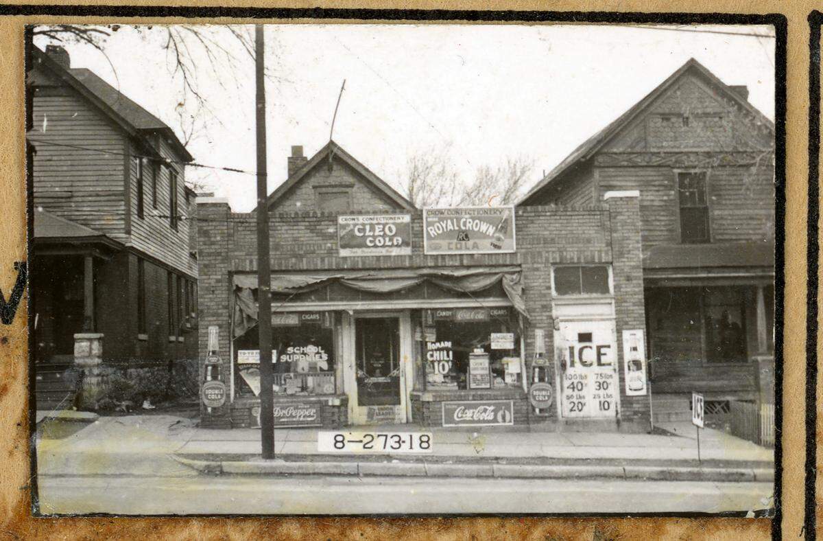 The shop in front of the house at 2706 E. 31st St. in 1940 was added in 1930, after the Disney family had moved out.