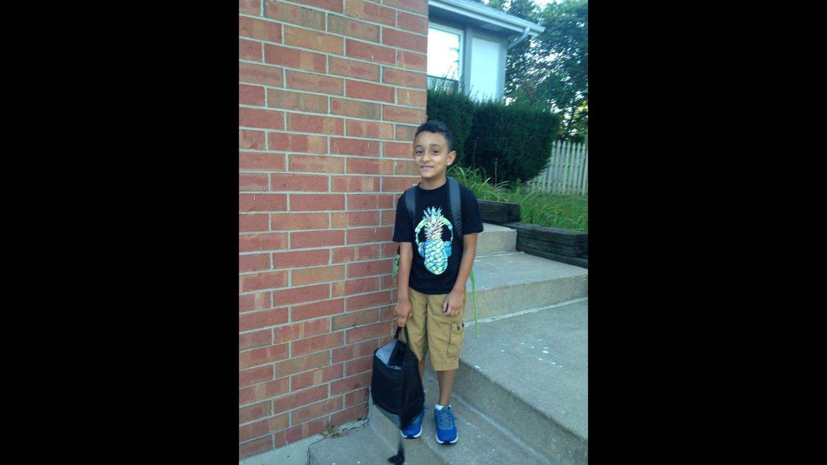 A young Treyton Hartsook is seen in this submitted photo. Treyton died in a car crash last December. His mom, Amber Hartsook, is fighting to have his name read at the Olathe South High School graduation ceremony this year.