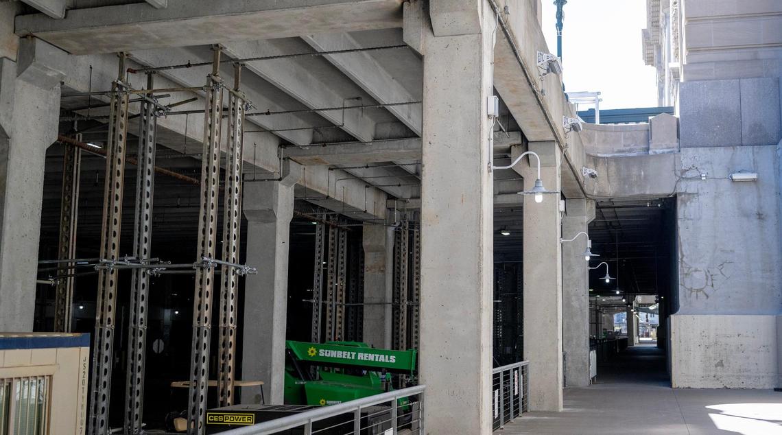 An NFL spokeswoman said the need for shoring in a Union Station parking garage came as no surprise. “The people who build these structures knew at the outset we’d need to shore,” she said.