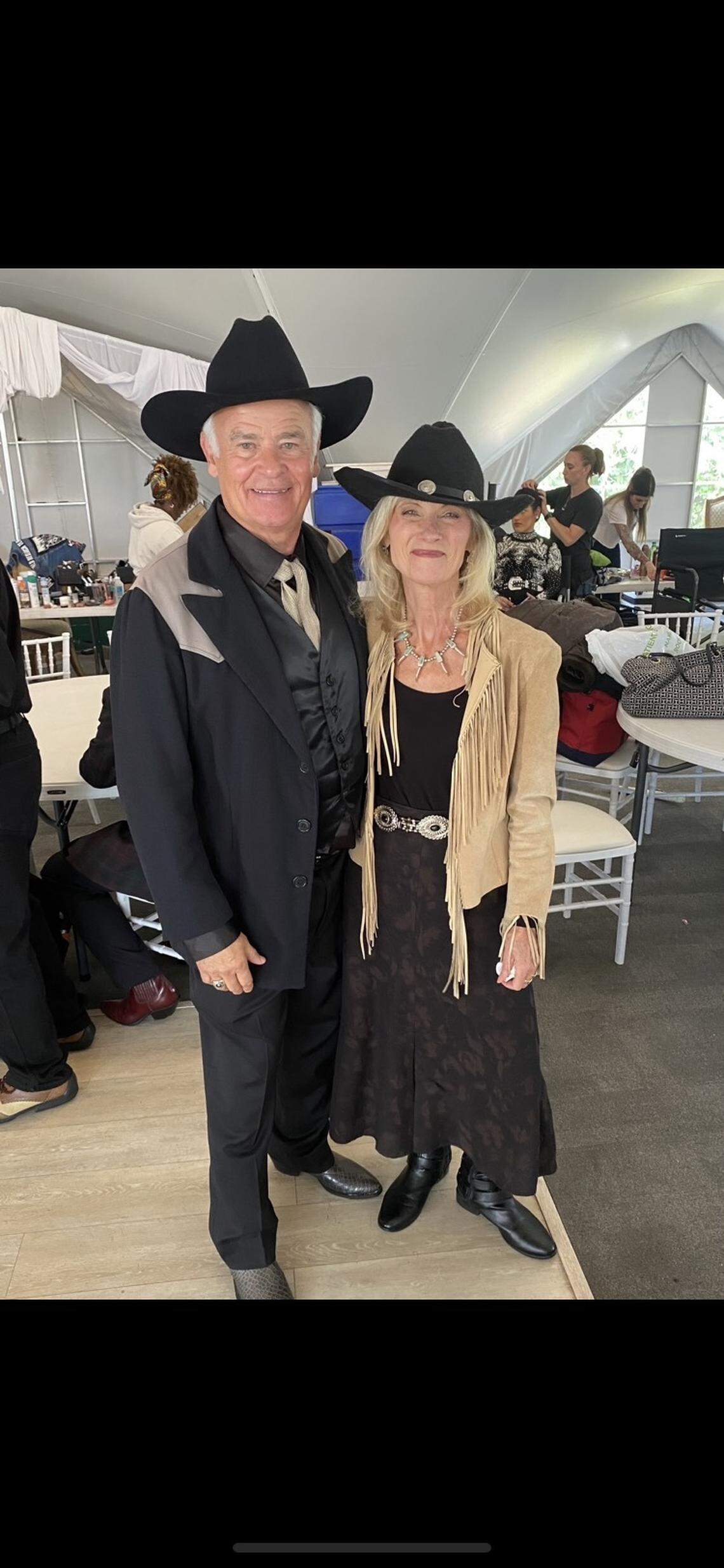 Rob and Connie Dodson of the Northland, who are extras in “A Grand Ole Opry Christmas.”