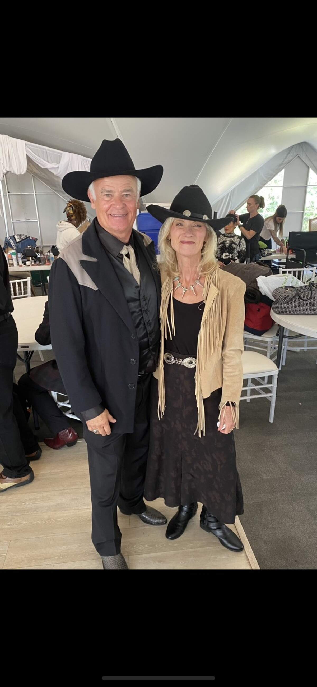 Rob and Connie Dodson of the Northland, who are extras in “A Grand Ole Opry Christmas.”