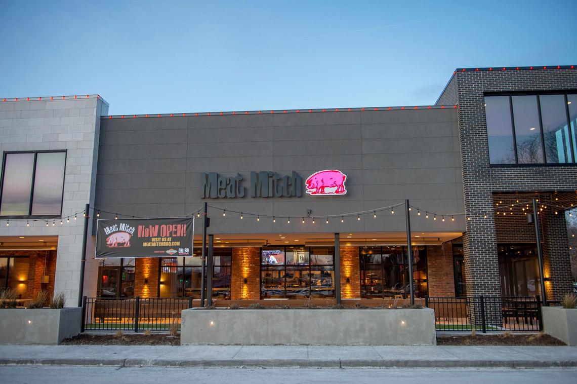 Meat Mitch Barbecue has softly opened at Ranch Mart North shopping center in Leawood.