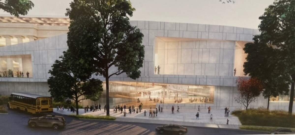 A rendering shows a proposed Oak Street access to the Nelson-Atkins Museum of Art.