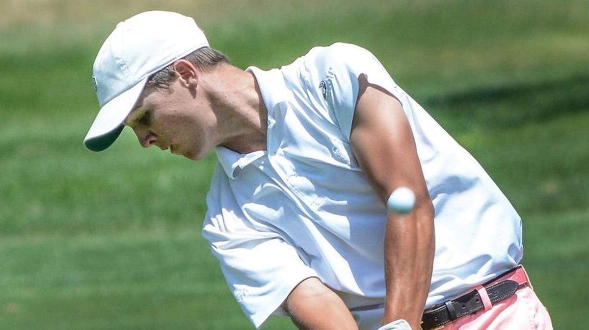 Sion Audrain of Garden City, who will golf next season for Kansas, won the state Class 6A boys tournament Tuesday at Firekeeper Golf Course in Mayetta.