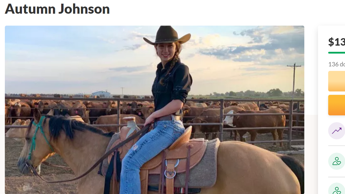 Autumn Johnson, 21, hoped to become a surgical veterinarian, her family says.