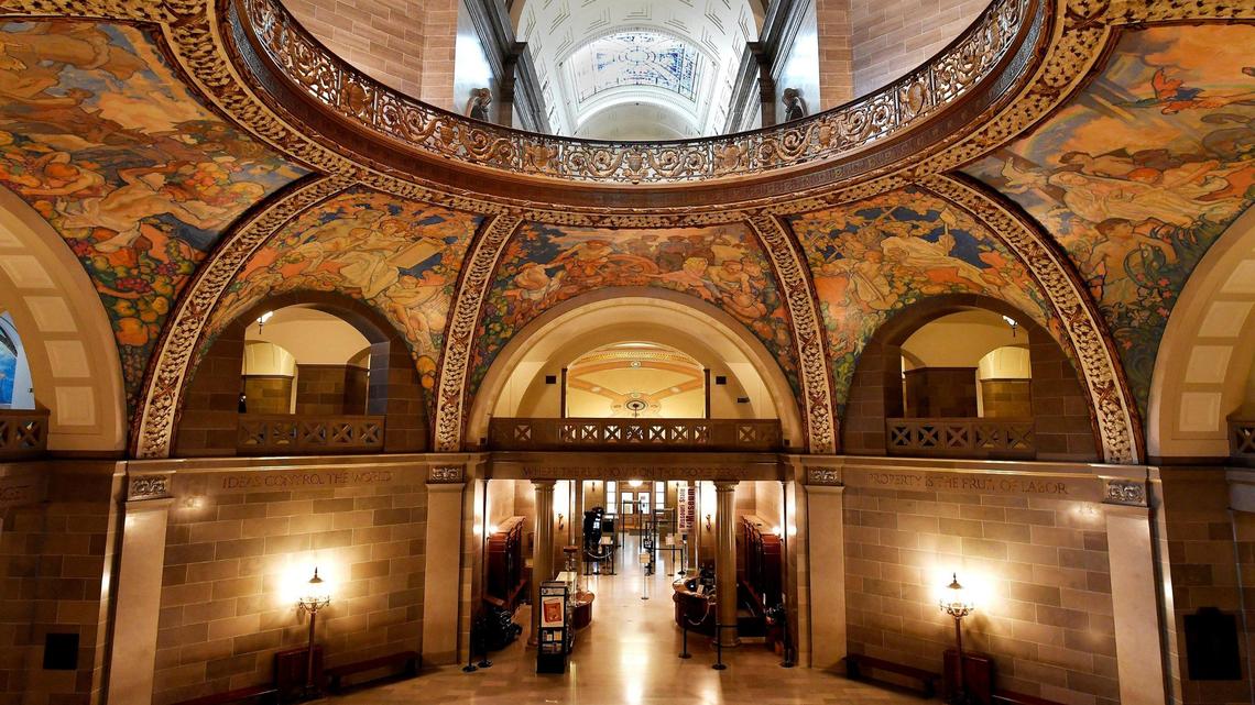 Missouri State Capitol building in Jefferson City, Missouri, January 20, 2021.