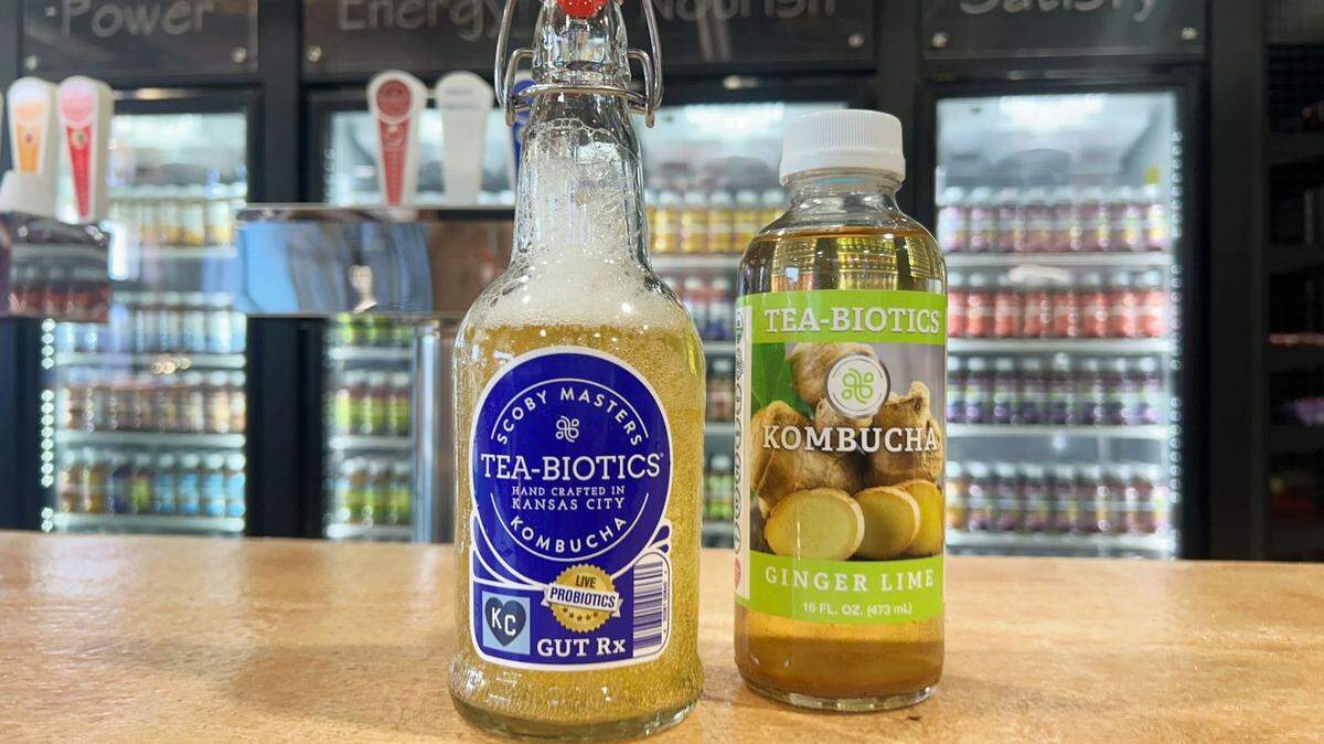 Tea-Biotics Lounge in the Crossroads sells dozens of flavors of kombucha.