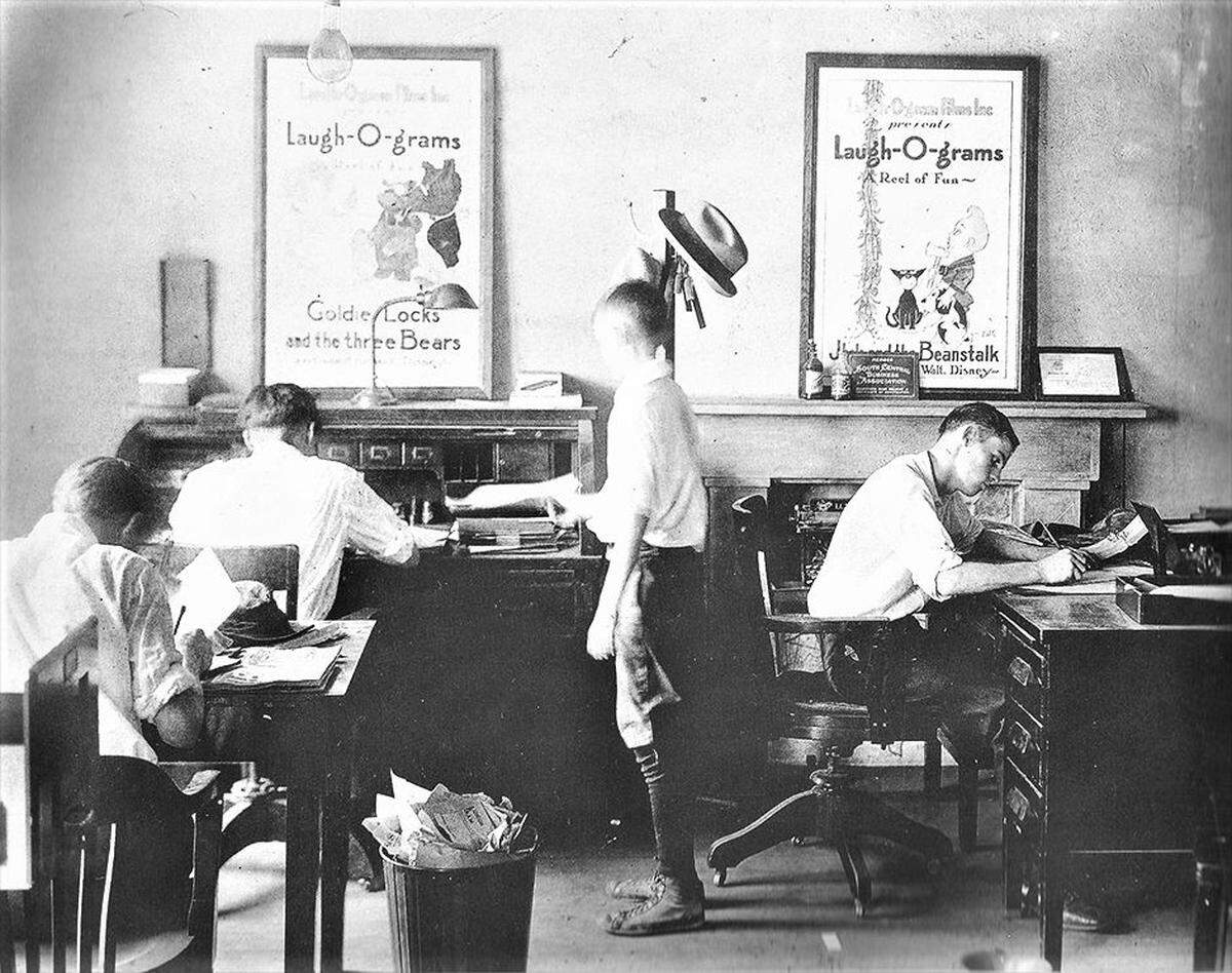 Walt Disney staffed his Laugh-O-gram studio with talented artists — many of them teenagers at the time — who would go on to become some of the greatest names in the American animation industry.