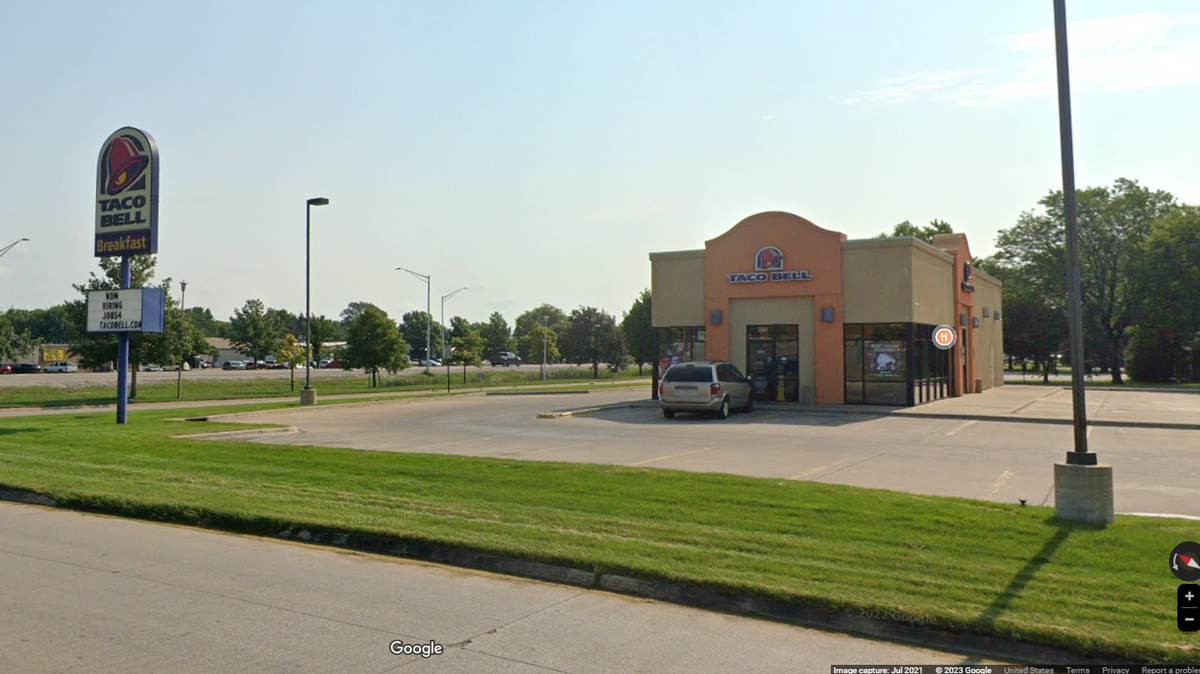 Taco Bell in Spencer, Iowa.