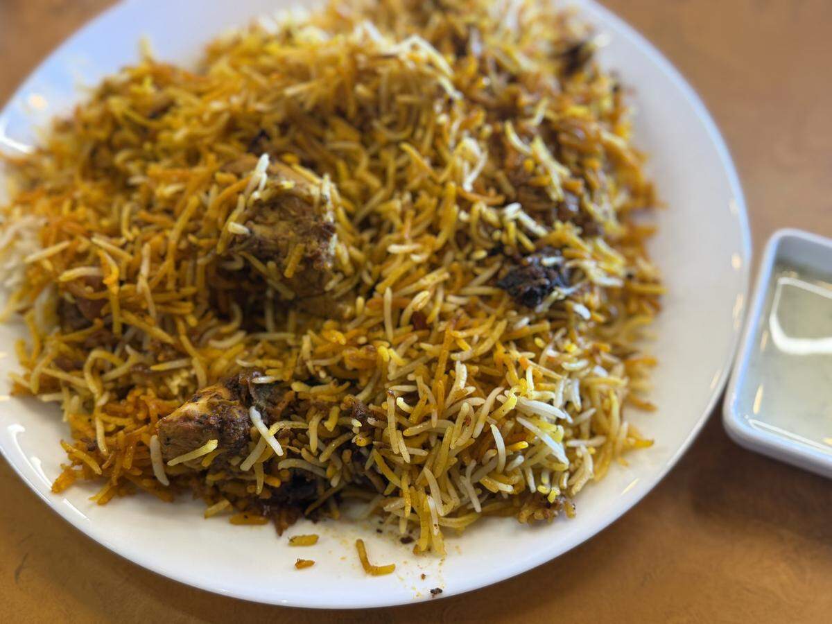 Chicken biryani is one of several dishes at the new Tandoori Grill in Lenexa.