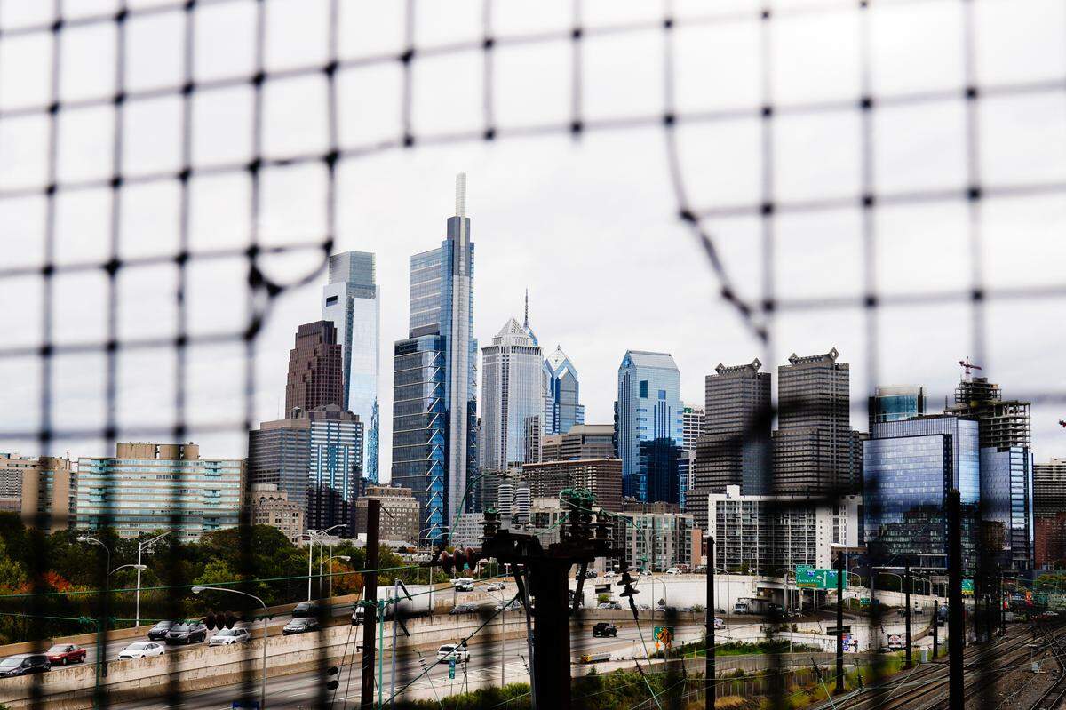 Shown is the skyline in Philadelphia, Wednesday, Oct. 27, 2021. (AP Photo/Matt Rourke)