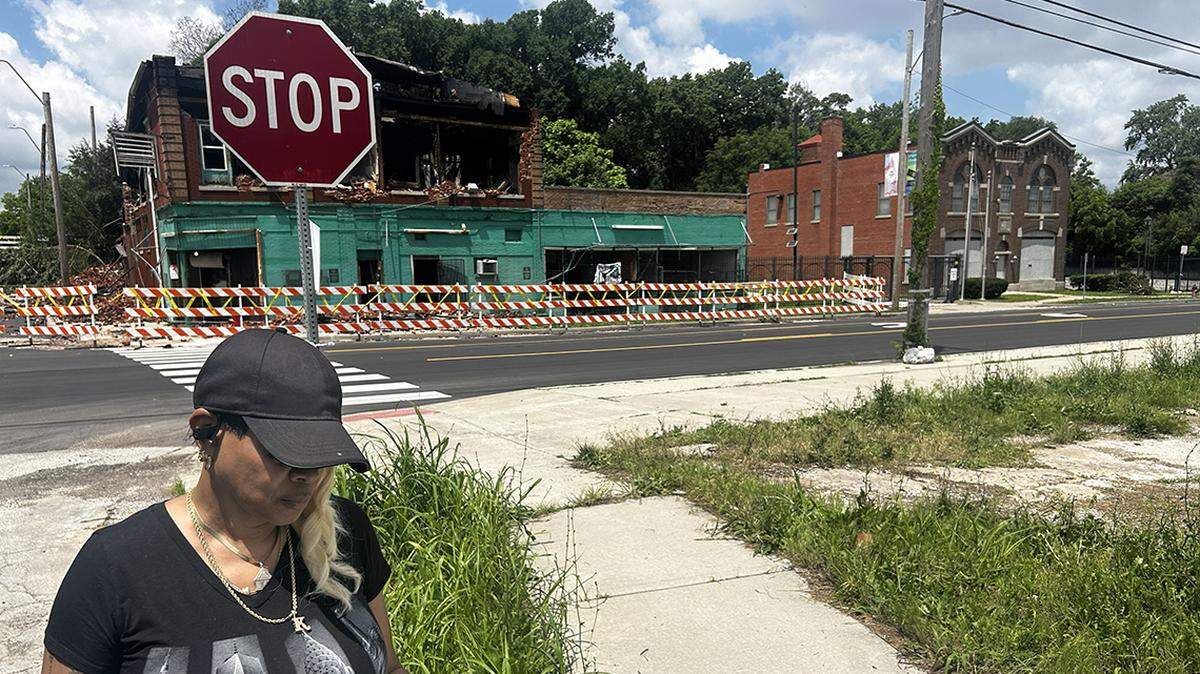 Kam White, who grew up in the neighborhood, said she hoped redeveloping the building would be a dream project. However, some dispute her claims.