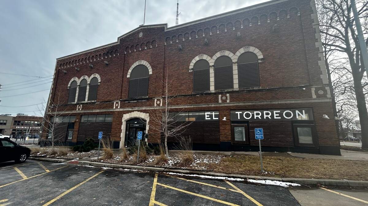 Construction is behind schedule on the El Torreon building ,which developers intend to renovate back into a music venue.