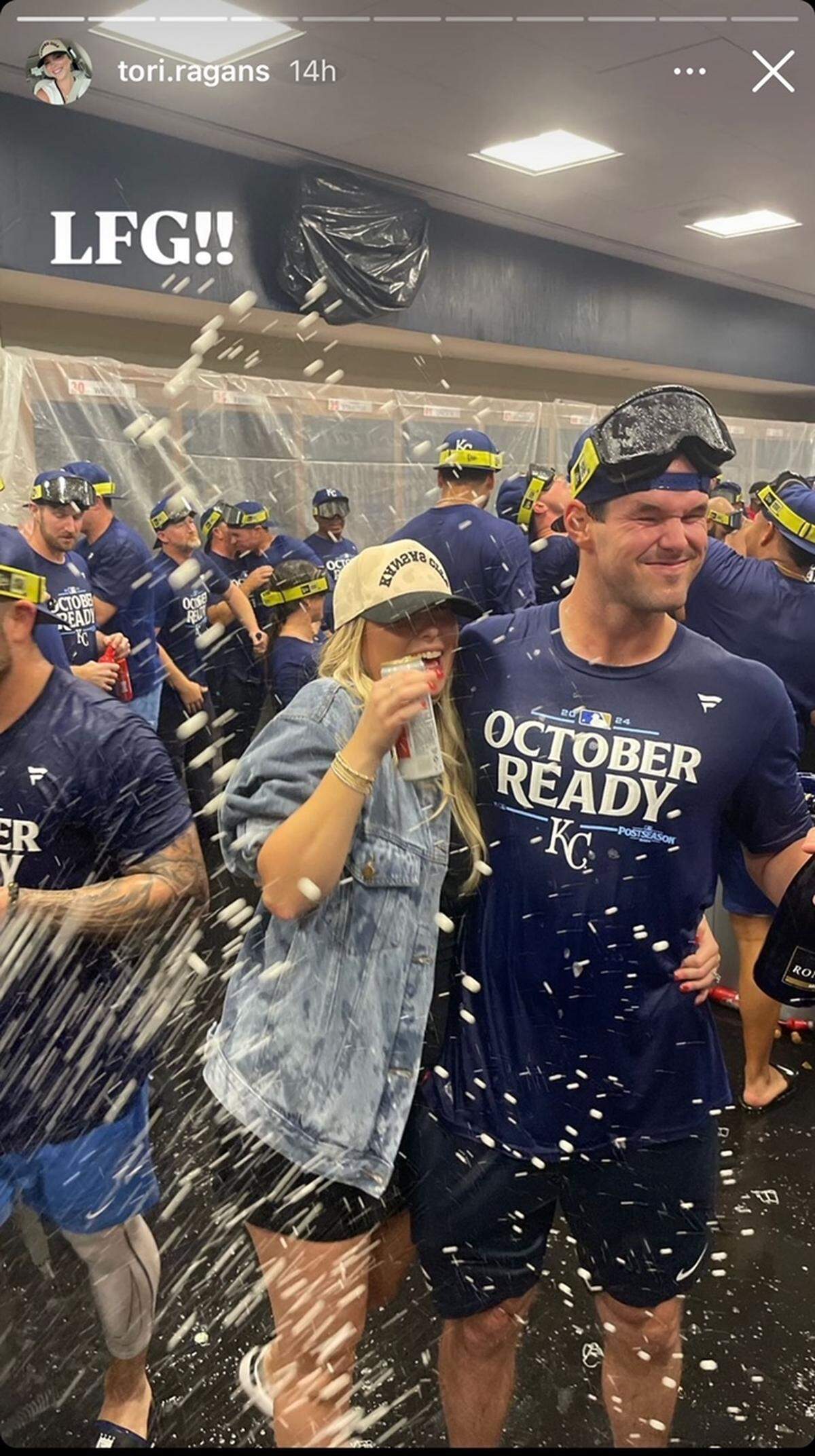 Screengrab of Tori Ragans Instagram story