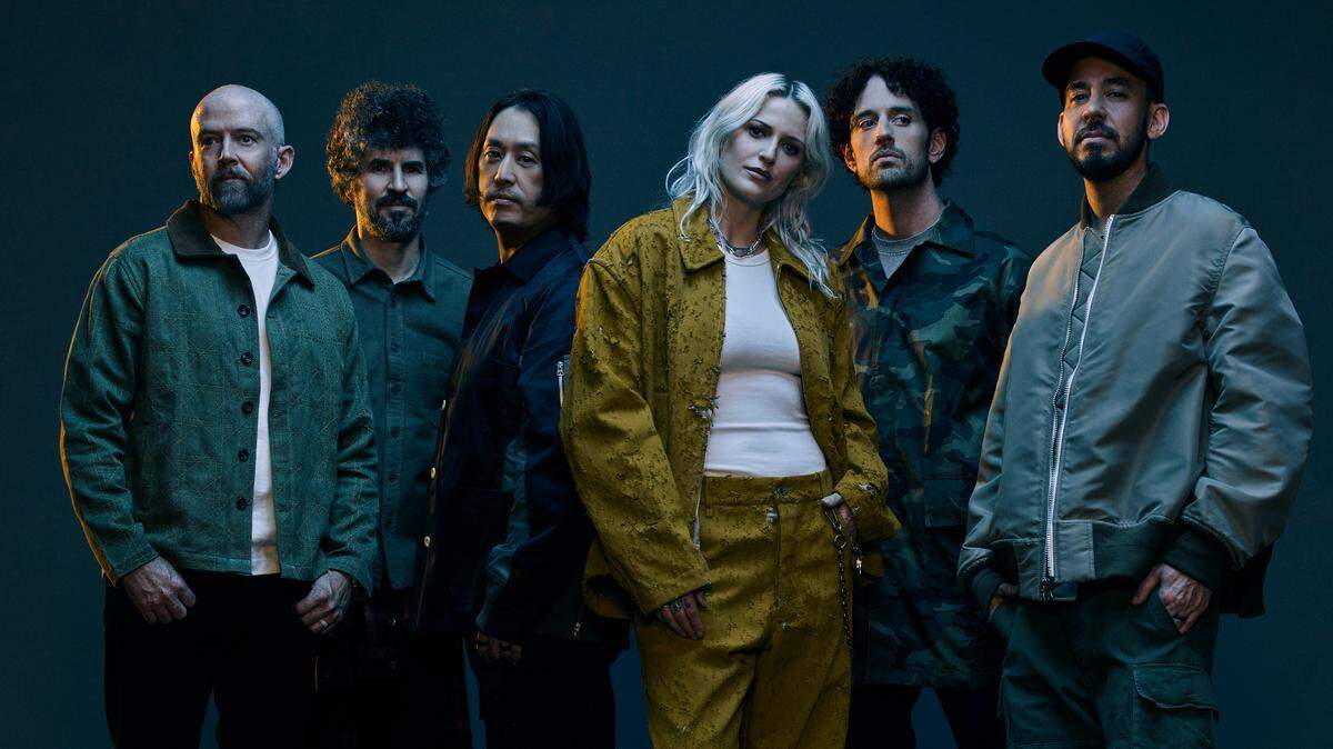 The current members of Linkin Park include Mike Shinoda, Brad Delson, Dave “Phoenix” Farrell, Joe Hahn, Emily Armstrong and Colin Brittain.