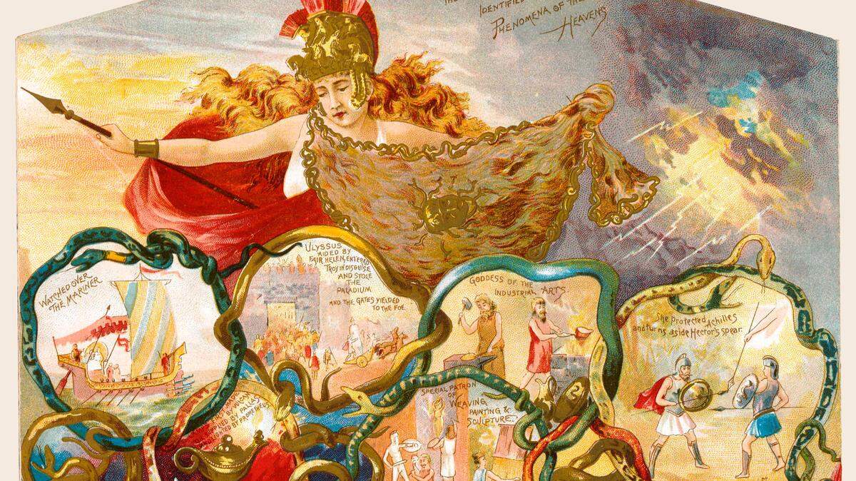 The Myth of Pallas Athene artwork.