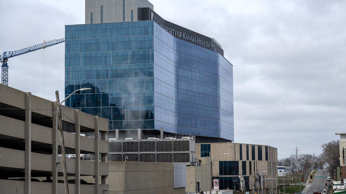 The University of Kansas Medical Center at 2060 W 39th Ave., is pictured on Saturday, March 7, 2026, in Kansas City, Kansas.