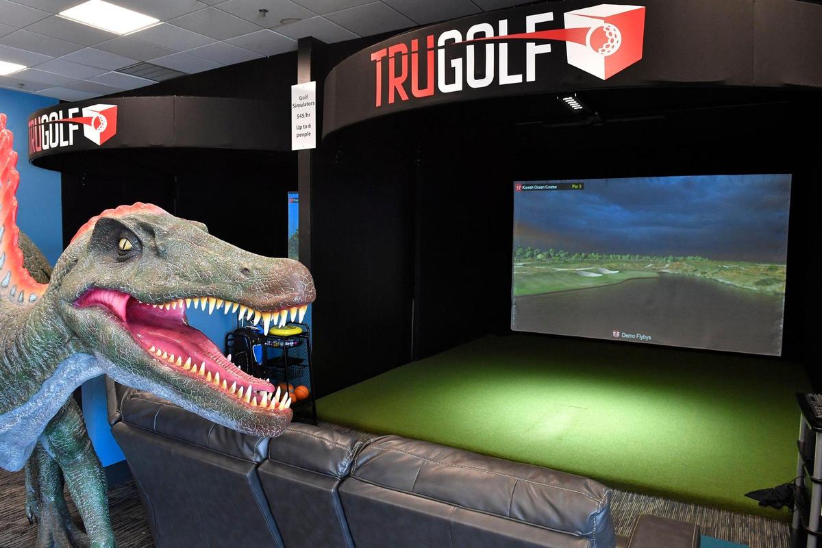The newly opened, Prehistoric Putt features three separate courses, including two for all ages and one for adults only, with alcohol offered.