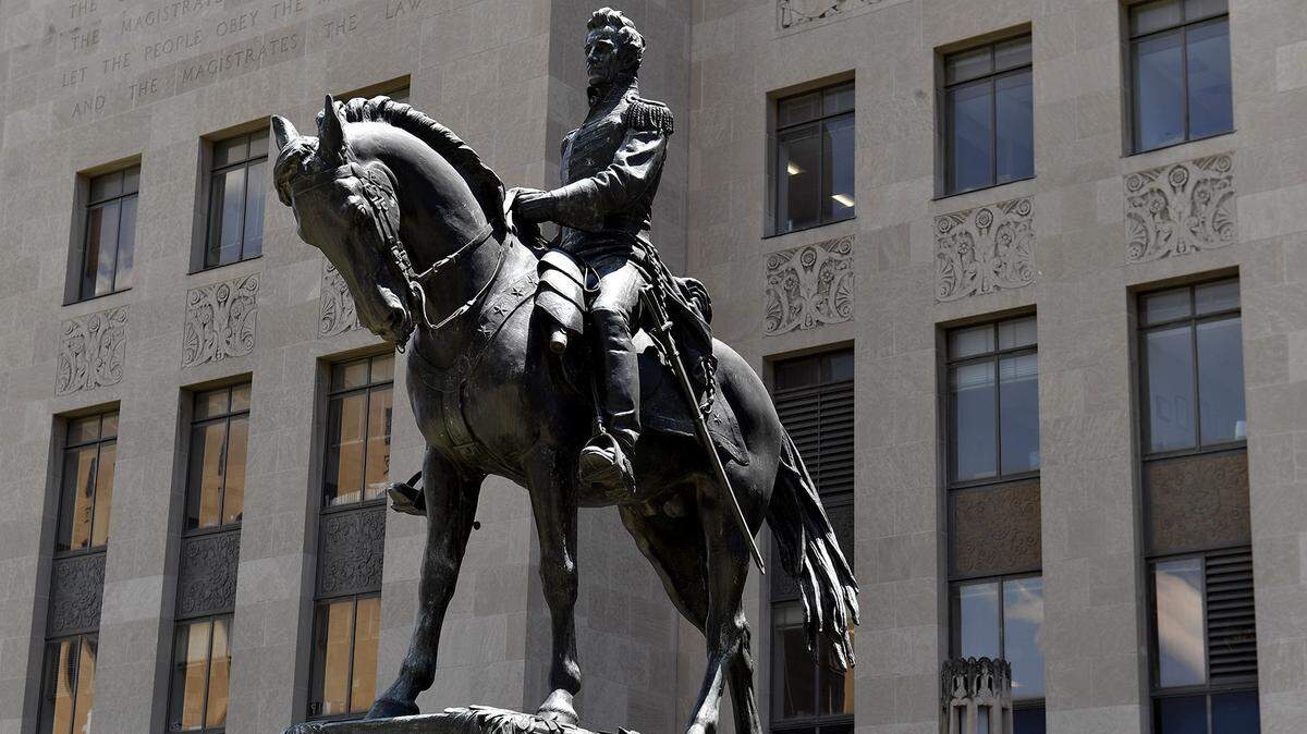 A Jackson County legislator will introduce a resolution in the latest push to remove Andrew Jackson statues at courthouses in Kansas City, Independence.