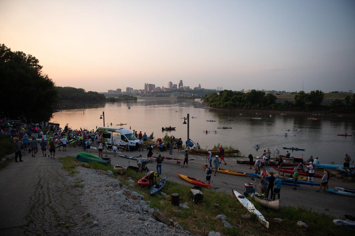 Solo racers started the MR340 at 7 a.m. on Tuesday.