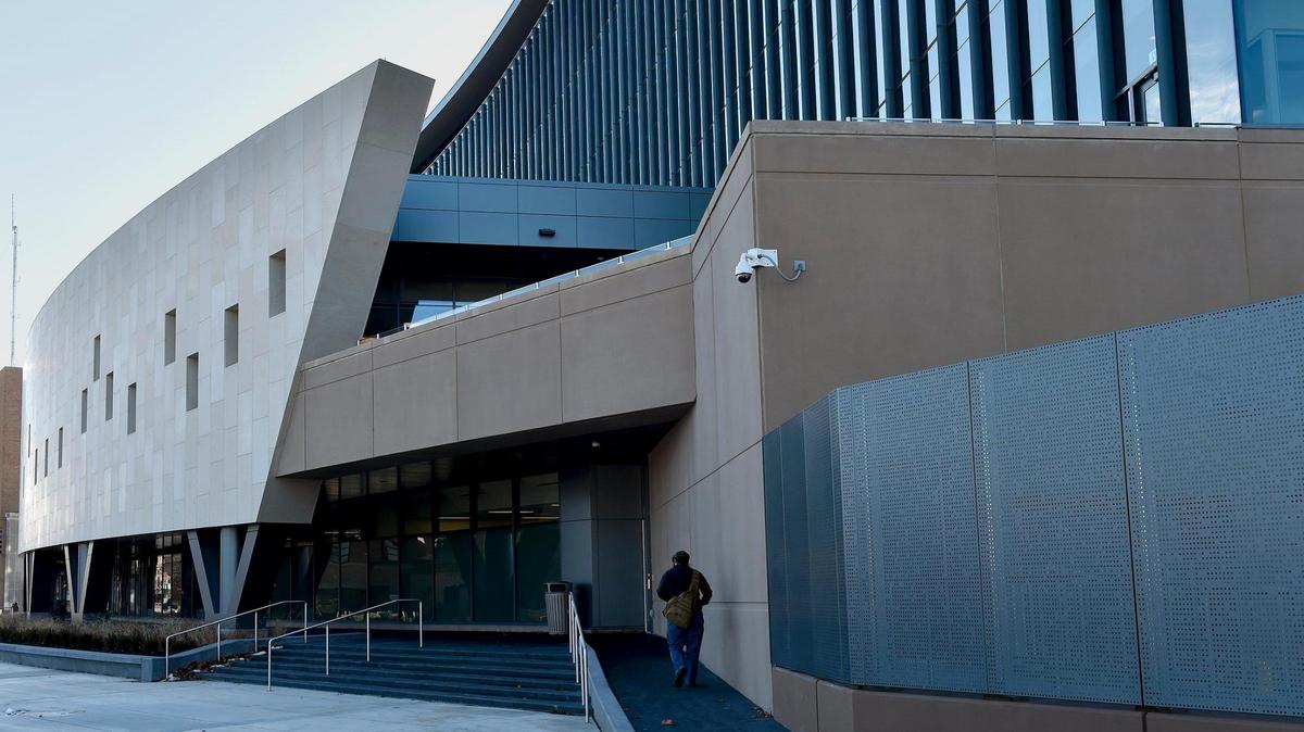 The Johnson County Courthouse in Olathe. A man pleaded no contest in Johnson County District Court to second-degree murder in connection to a shooting at a Lenexa McDonald’s earlier this year. He will face sentencing in February.