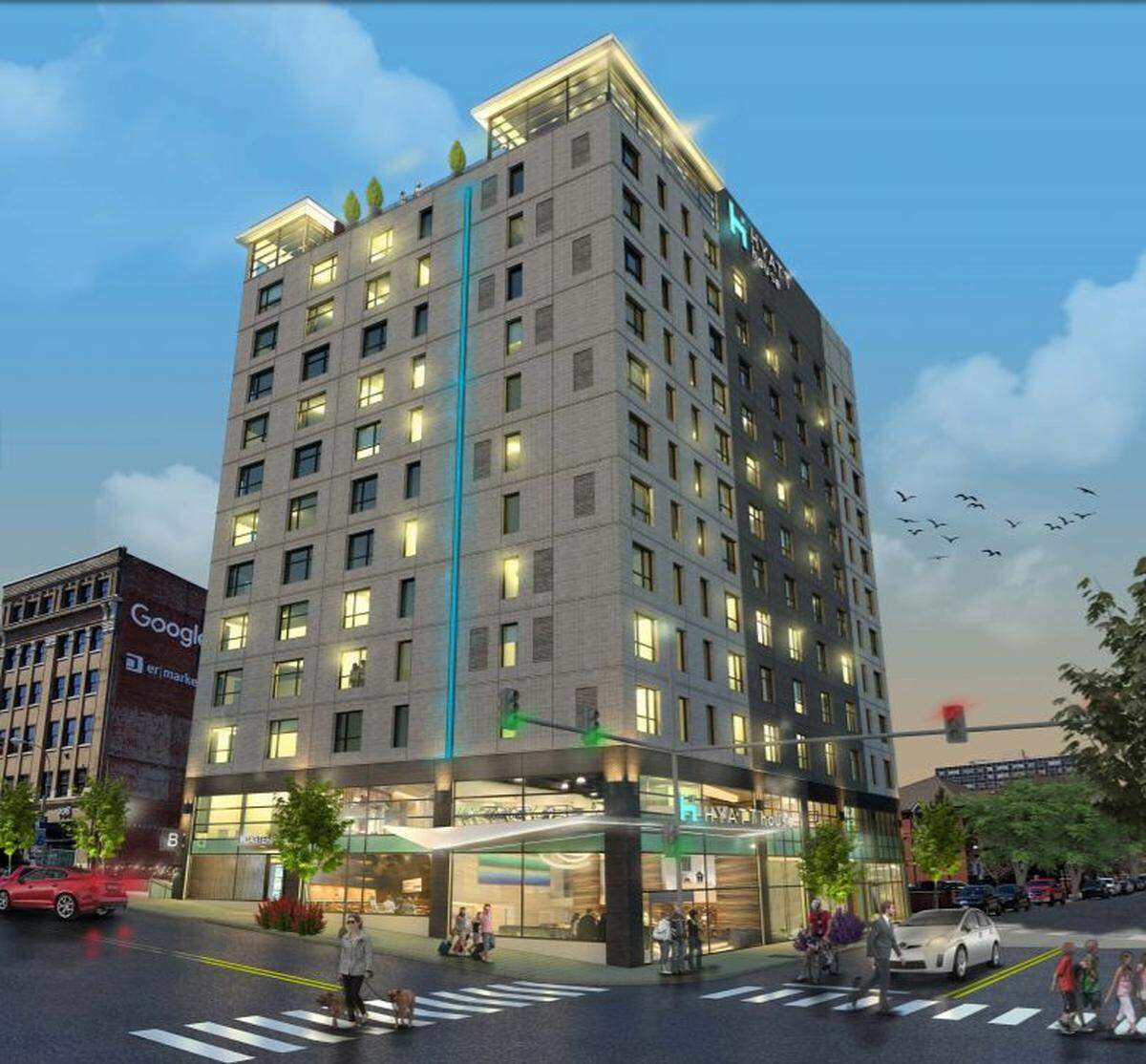 Pedersen Development Co. of Boulder, Colo., plans to build a 153-room extended stay hotel at 900 Broadway.
