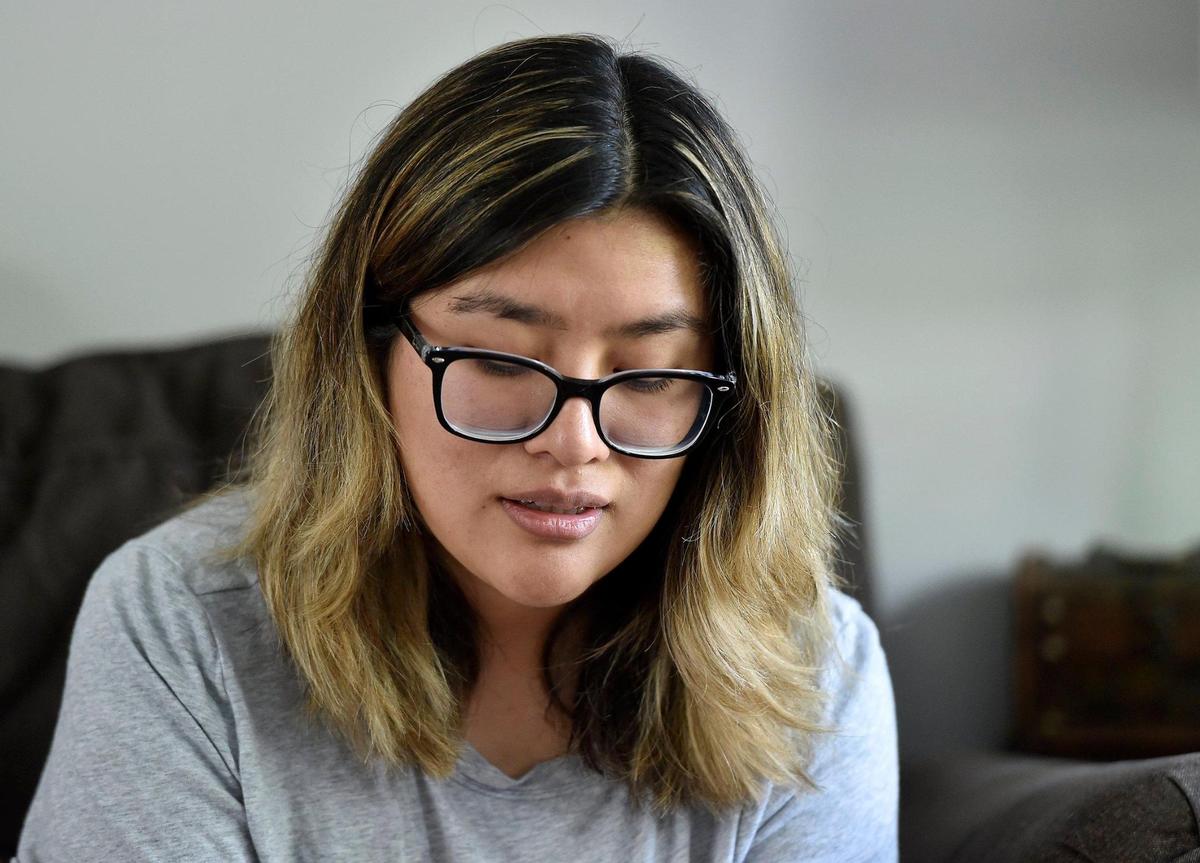 Andrea Matos recalls her mother Maribel Moran recently. Moran and her sons 5-year-old Ezra Sharp and 2-year-old Mason Sharp died in a boating accident on the Neosho River near the Burlington City Dam June 5, 2021. The family said they are heartbroken over their loss.