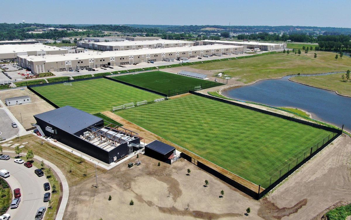 The new KC Current training facility in Riverside.