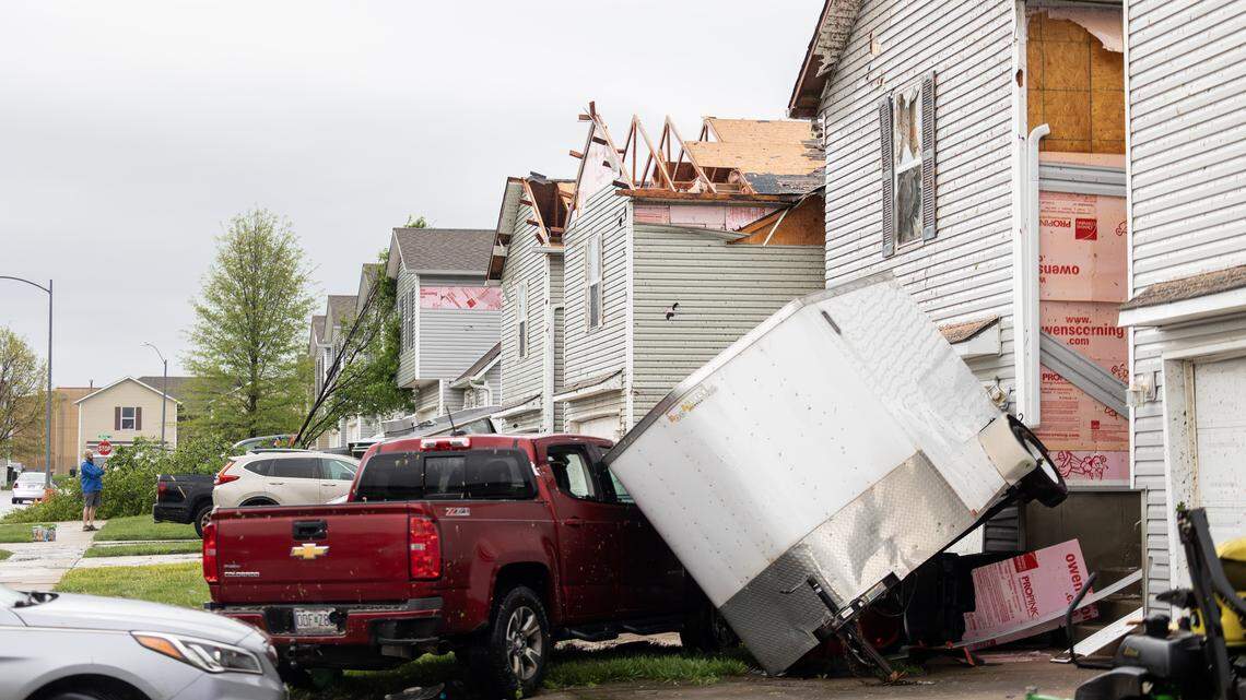 A tornado did significant damage to a Belton neighborhood off Mullen Road Friday evening.