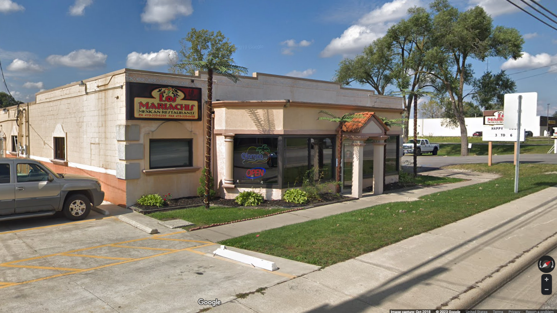 Los Mariachis Mexican Restaurant in Wauseon, Ohio.