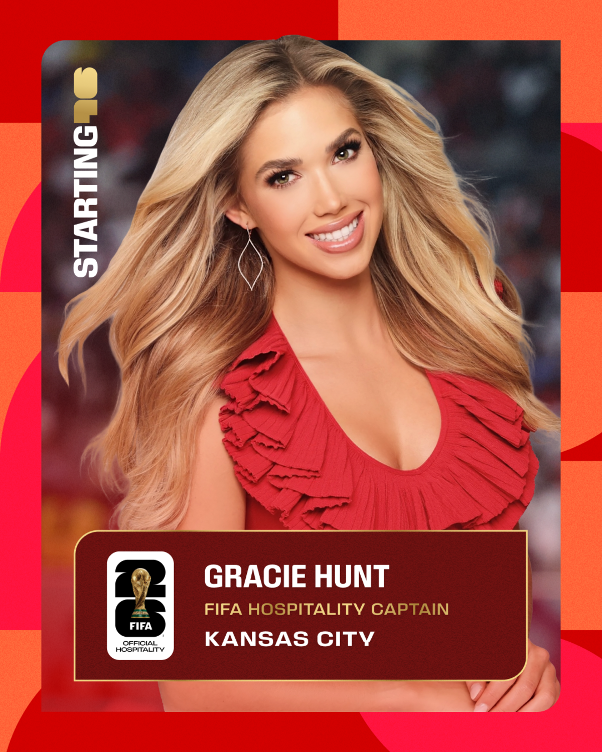 Gracie Hunt is a World Cup ambassador for Kansas City.