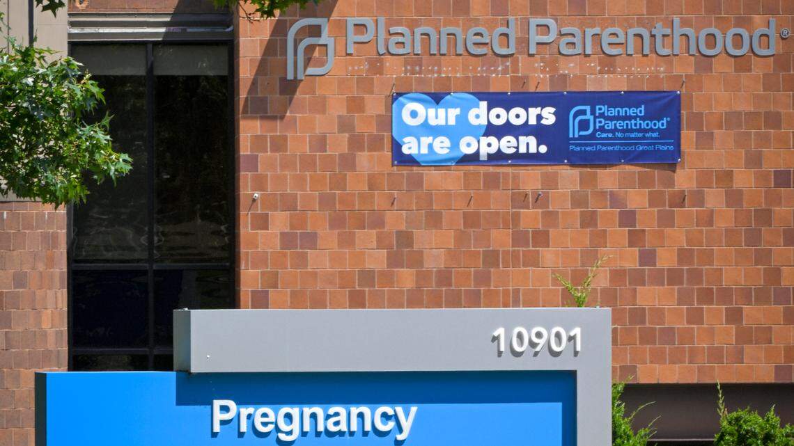 In Overland Park, Planned Parenthood, a health care clinic that provides abortion services, sits across a parking lot from Advice & Aid Pregnancy Centers, an anti-abortion center. Sometimes, women looking for Planned Parenthood head down the wrong driveway and end up at Advice & Aid, which said its sign is not meant to confuse people.