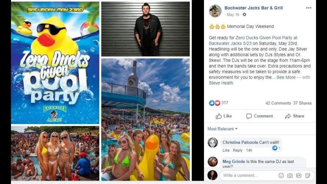 Amid backlash, bar at Lake of the Ozarks says it stands by Memorial Day weekend party
