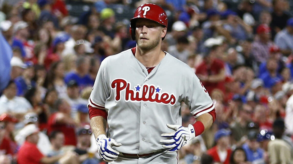 Michael Saunders has batted .232 over nine major-league seasons, including stops in Philadelphia and Toronto.