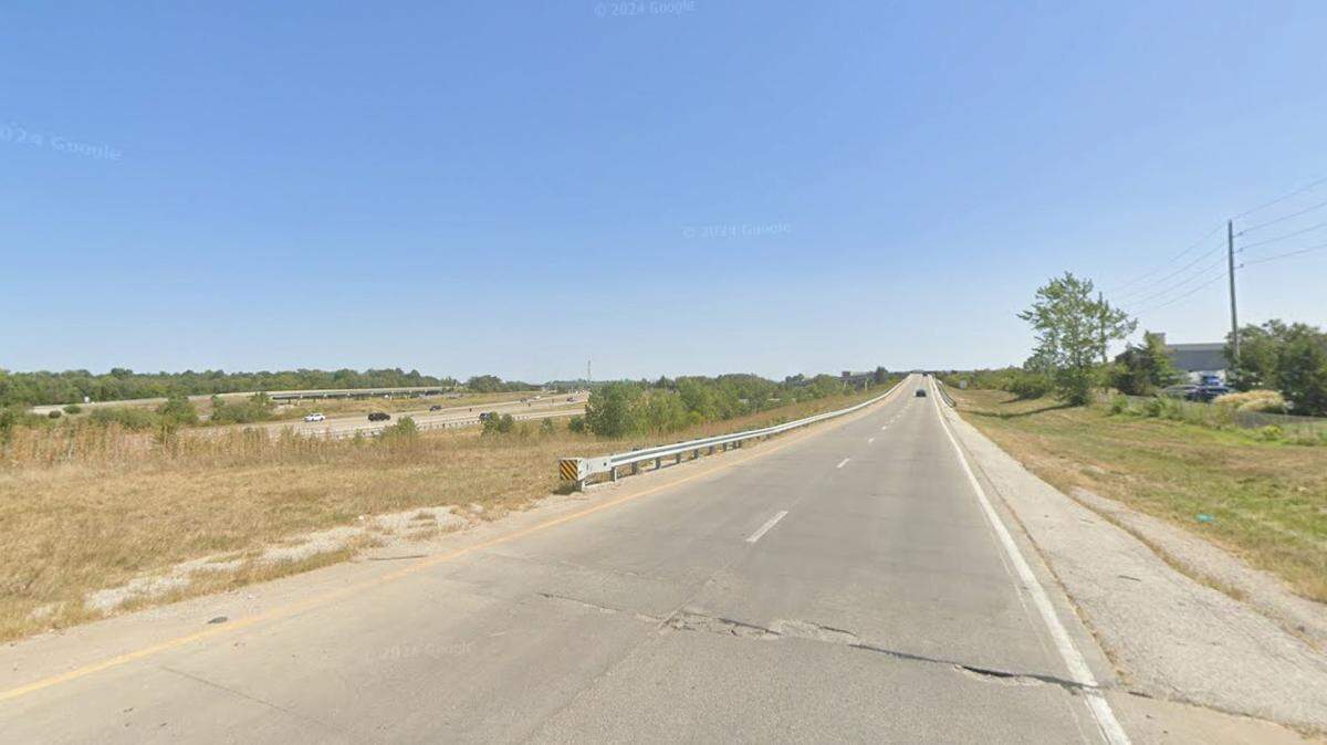 A Kansas City man was killed Wednesday night when his motorcycle crashed on an Interstate 470 ramp near Pryor Road in Lee’s Summit, police said. This Google Maps screenshot shows the area in September 2024.