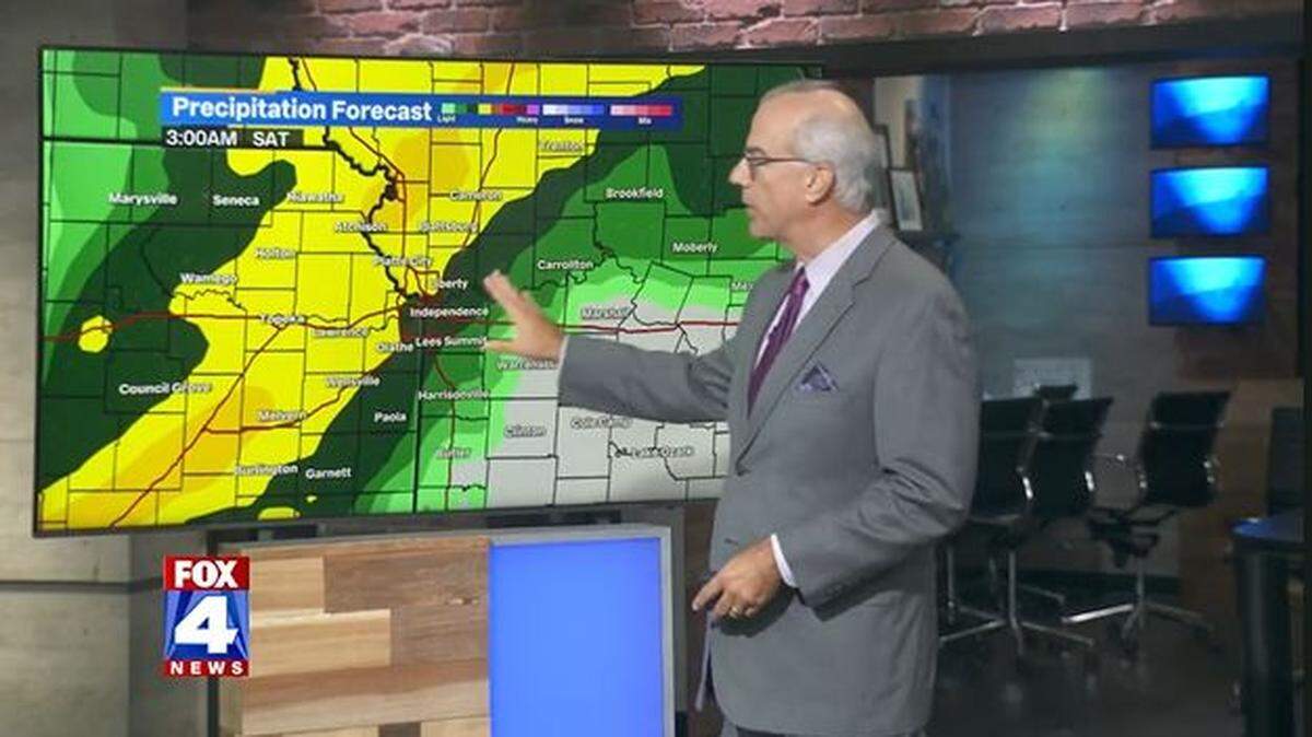 “The first part of the weekend could be a little dicey at times,” FOX4 meteorologist Joe Lauria said.