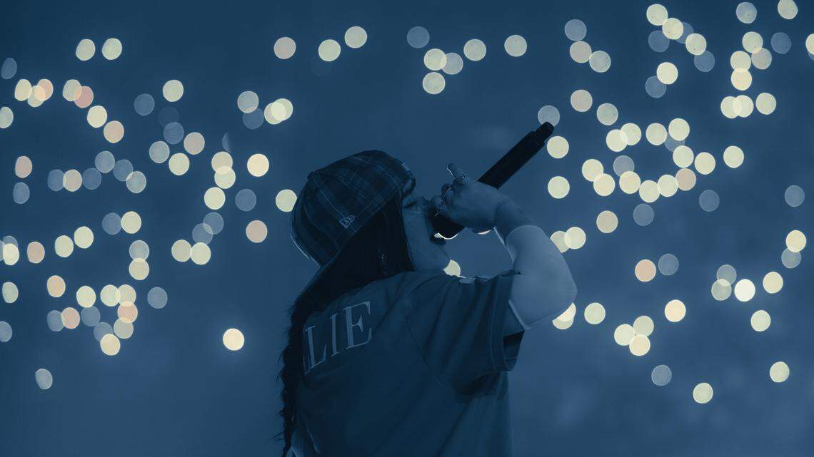 Billie Eilish performs at T-Mobile Center in Kansas City as part of her Hit Me Hard and Soft Tour on Saturday, Nov. 16.