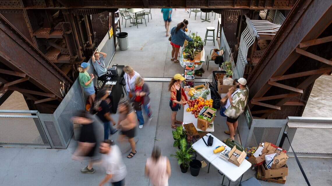 This growing moonlit Kansas City market offers affordable produce and local art