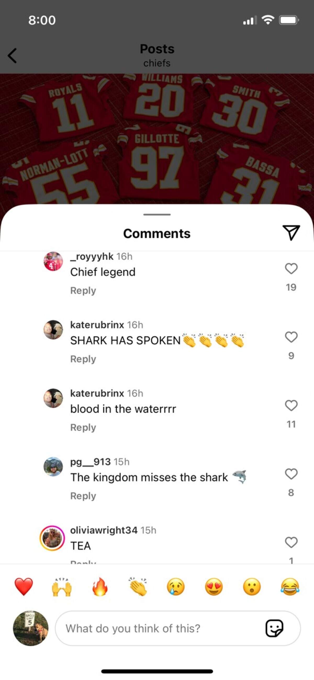 Chiefs fans still love former defensive end Frank Clark.