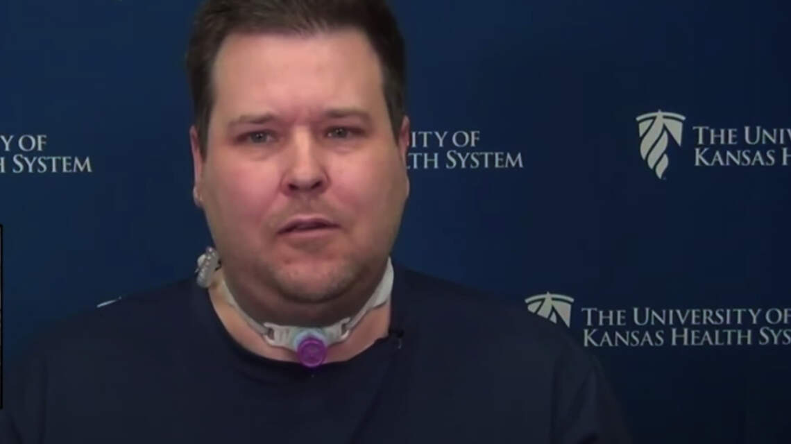 Kansas man didn’t believe in COVID. Now he’s had a tracheotomy — and change of heart